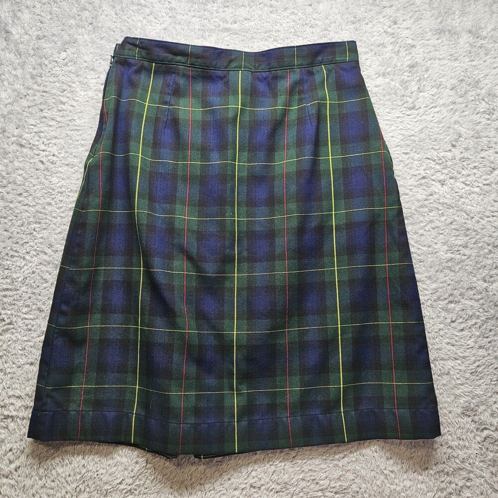 Lands End Womens Uniform Skirt Size 6 Plaid Knee Length School Girl Academia - Picture 11 of 11